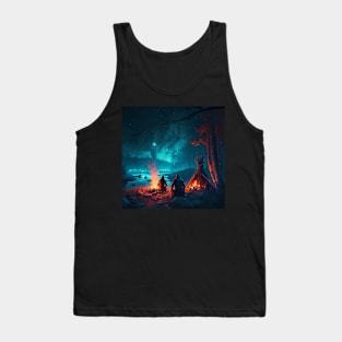 Viking Camp on the Swamp Edge Tank Top